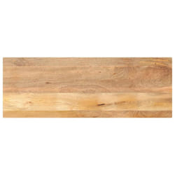 vidaXL Table Top Replacement Board Dining Table Top Rectangular Solid Wood - brown, 160 x 50 x 2.5 cm