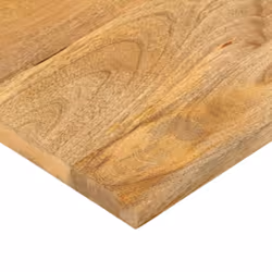 vidaXL Table Top Replacement Board Dining Table Top Rectangular Solid Wood - brown, 80 x 60 x 2.5 cm - Additional view 5