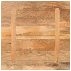 vidaXL Table Top Replacement Board Dining Table Top Rectangular Solid Wood - brown, 70 x 70 x 2.5 cm - Additional view 4