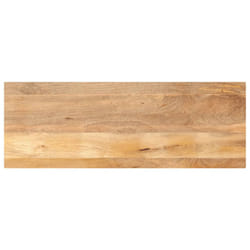 , 140 x 50 cm/ 38 mm) vidaXL Table Top Replacement Board Dining Table Top Rectangular Solid Wood - mango wood(natural
