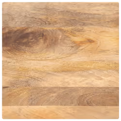 , 60 x 60 cm/ 38 mm) vidaXL Table Top Replacement Board Dining Table Top Rectangular Solid Wood - mango wood(natural