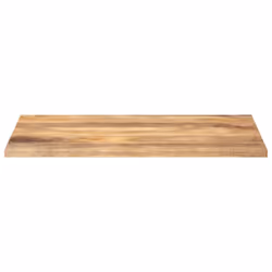 vidaXL Table Top Replacement Board Dining Table Top Rectangular Solid Wood - brown, 110 x 60 x 3.8 cm - Additional view 2