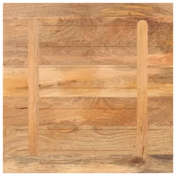 vidaXL Table Top Replacement Board Dining Table Top Rectangular Solid Wood - brown, 70 x 70 x 3.8 cm - Additional view 4