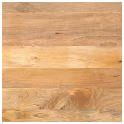 vidaXL Table Top Replacement Board Dining Table Top Rectangular Solid Wood - brown, 80 x 80 x 3.8 cm