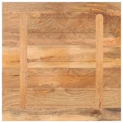 vidaXL Table Top Replacement Board Dining Table Top Rectangular Solid Wood - brown, 80 x 80 x 3.8 cm - Additional view 4