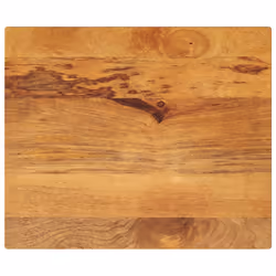 , 60 x 50 cm/ 25 mm) vidaXL Table Top Replacement Board Dining Table Top Rectangular Solid Wood - mango wood(oak finish