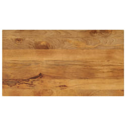 vidaXL Table Top Replacement Dining Table Top Rectangular Solid Wood Mango