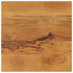 vidaXL Table Top Replacement Board Dining Table Top Rectangular Solid Wood - oak, 60 x 60 x 2.5 cm