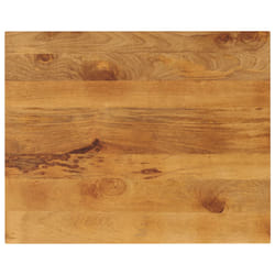 , 90 x 80 cm/ 38 mm) vidaXL Table Top Replacement Board Dining Table Top Rectangular Solid Wood - mango wood(oak finish
