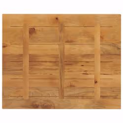 , 90 x 80 cm/ 38 mm) vidaXL Table Top Replacement Board Dining Table Top Rectangular Solid Wood - mango wood(oak finish - Additional view 4