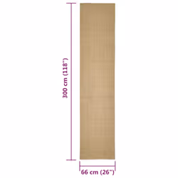 vidaXL Sisal Rug Scratching Mat Sisal Carpet Area Rug for Scratching Post - 66 x 300 cm - Additional view 5