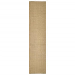 vidaXL Sisal Rug Scratching Mat Sisal Carpet Area Rug for Scratching Post - 80 x 350 cm