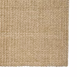vidaXL Sisal Rug Scratching Mat Sisal Carpet Area Rug for Scratching Post - 100 x 150 cm