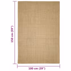 vidaXL Sisal Rug Scratching Mat Sisal Carpet Area Rug for Scratching Post - 100 x 150 cm - Additional view 5