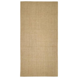 vidaXL Sisal Rug Scratching Mat Sisal Carpet Area Rug for Scratching Post - 100 x 200 cm