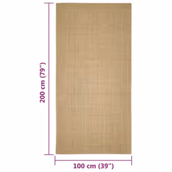 vidaXL Sisal Rug Scratching Mat Sisal Carpet Area Rug for Scratching Post - 100 x 200 cm