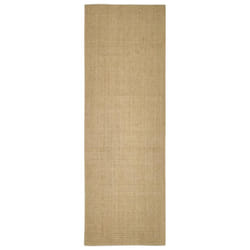 vidaXL Sisal Rug Scratching Mat Sisal Carpet Area Rug for Scratching Post - 100 x 300 cm