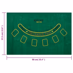 vidaXL Poker Chip Set Poker Set 2 Decks Dealer Button Carry Case 200 pcs 4 g - Additional view 9