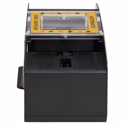 vidaXL Automatic Card Shuffler Electric Shuffler Card Dealer Black 2 Decks - Additional view 4