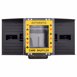 vidaXL Automatic Card Shuffler Electric Shuffler Card Dealer Black 2 Decks - Additional view 5