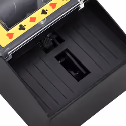 vidaXL Automatic Card Shuffler Electric Shuffler Card Dealer Black 2 Decks - Additional view 7
