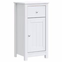 VidaXL 358540, White, Metal, Wood, 400 mm, 340 mm, 800 mm, 1 pc(s)