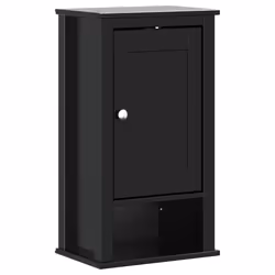 VidaXL 358549, Black, Metal, Wood, 400 mm, 270 mm, 715 mm, 1 pc(s)