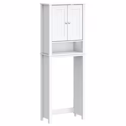 VidaXL 358554, White, Metal, Wood, 600 mm, 270 mm, 1645 mm, 1 pc(s)