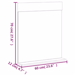 VidaXL 358558 wall mirror White - Additional view 6
