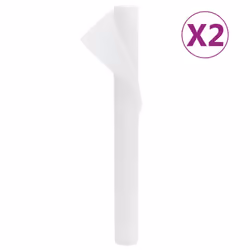 vidaXL Plant Fleece Frost Protection Outdoor Plant Cover Garden Fleece 70 g/mÂ² - white, 10 x 1.6 m/ 2 pcs