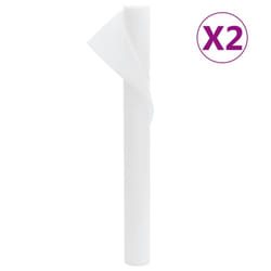 vidaXL Plant Fleece Frost Protection Outdoor Plant Cover Garden Fleece 70 g/mÂ² - white, 10 x 1.6 m/ 2 pcs
