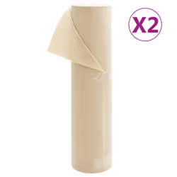 vidaXL Plant Fleece Frost Protection Outdoor Plant Cover Garden Fleece 70 g/mÂ² - beige, 50 x 1.6 m/ 2 pcs