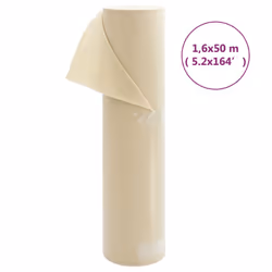 vidaXL Plant Fleece Frost Protection Outdoor Plant Cover Garden Fleece 70 g/mÂ² - beige, 50 x 1.6 m/ 2 pcs