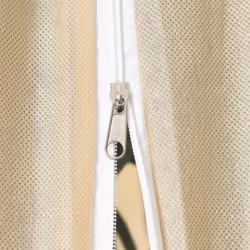 vidaXL Plant Fleece Covers with Zip Outdoor Garden Frost Protection 70 g/mÂ² - beige, 1 x 1.55 m/ 4 pcs - Additional view 7