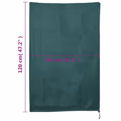 vidaXL Plant Fleece Covers with Drawstring Garden Frost Protection 70 g/mÂ² - green, 0.8 x 1.2 m/ 8 pcs