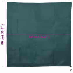 vidaXL Plant Fleece Covers with Drawstring Garden Frost Protection 70 g/mÂ² - green, 0.8 x 0.8 m/ 12 pcs