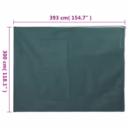 vidaXL Plant Fleece Covers with Zip Outdoor Garden Frost Protection 70 g/mÂ² - green, 3.93 x 3 m/ 4 pcs