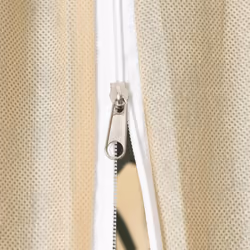 vidaXL Plant Fleece Covers with Zip Outdoor Garden Frost Protection 70 g/mÂ² - beige, 3.14 x 2.5 m/ 10 pcs - Additional view 7