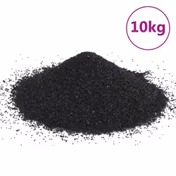 vidaXL Aquarium Sand Basalt Gravel Aquarium Gravel Chippings Stone 10 kg Black