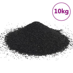 vidaXL Aquarium Sand Basalt Gravel Aquarium Gravel Chippings Stone 10 kg Black