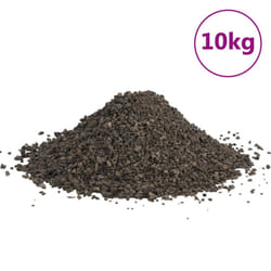 ) vidaXL Basalt Gravel Aquarium Gravel Chippings Stone Aquarium Sand 25 kg Black - 3-5 mm (10 kg