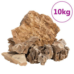 ) vidaXL Dragon Stones Rock Natural Rock Dragon Rocks Aquarium Stones 25 kg - brown, 5-30 cm (10 kg