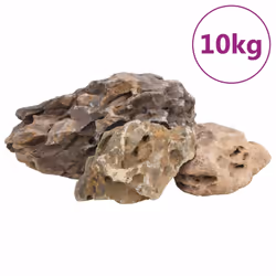 ) vidaXL Dragon Stones Rock Natural Rock Dragon Rocks Aquarium Stones 25 kg - grey, 10-40 cm (10 kg