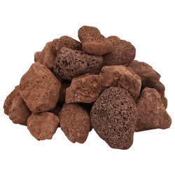 ) vidaXL Volcanic Rocks Lava Accent Rocks Aquarium Base Lava Stones Beads 25 kg - red, 5-8 cm (10 kg - Additional view 2