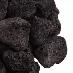 ) vidaXL Volcanic Rocks Lava Accent Rocks Aquarium Base Lava Stones Beads 25 kg - black, 3-5 cm (10 kg - Additional view 3