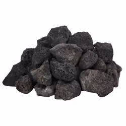 ) vidaXL Volcanic Rocks Lava Accent Rocks Aquarium Base Lava Stones Beads 25 kg - black, 3-5 cm (25 kg - Additional view 2