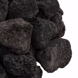 ) vidaXL Volcanic Rocks Lava Accent Rocks Aquarium Base Lava Stones Beads 25 kg - black, 3-5 cm (25 kg - Additional view 3