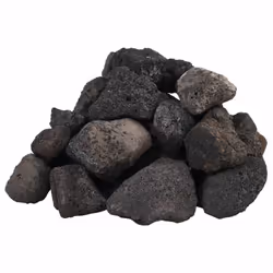 vidaXL Volcanic Rocks Lava Accent Rocks Volcanic Lava Stones Beads 10 kg Black