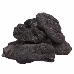 vidaXL Volcanic Rocks Lava Accent Rocks Volcanic Lava Stones Beads 25 kg Black