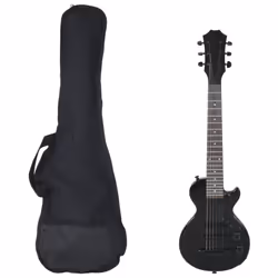 vidaXL Electric Guitar for Kids with Bag Children Junior Kids Acoustic Guitar - black
